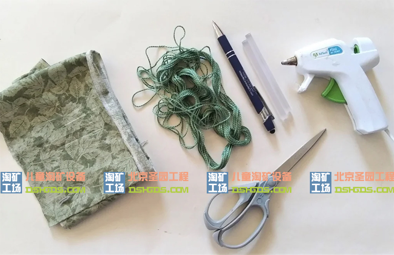 兒童淘礦工場DIY?教大家制作簡單的免縫飾袋
