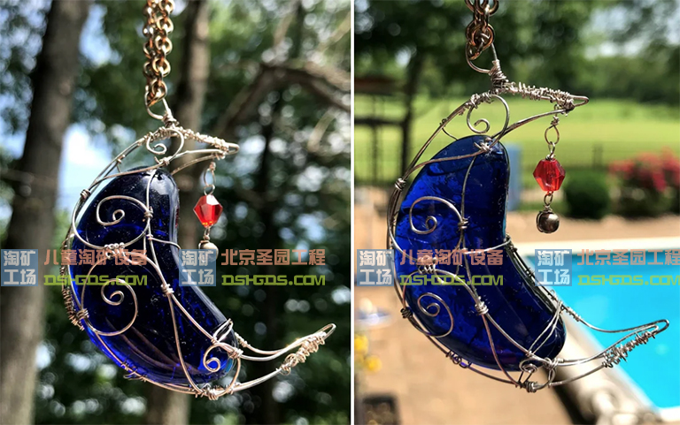 如何北京圣園兒童淘礦工場(chǎng)DIY設(shè)計(jì)完成繞線月亮寶石吊墜