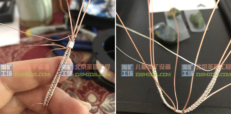 復古多寶石分層繞線吊墜詳細制作工藝教程（二）