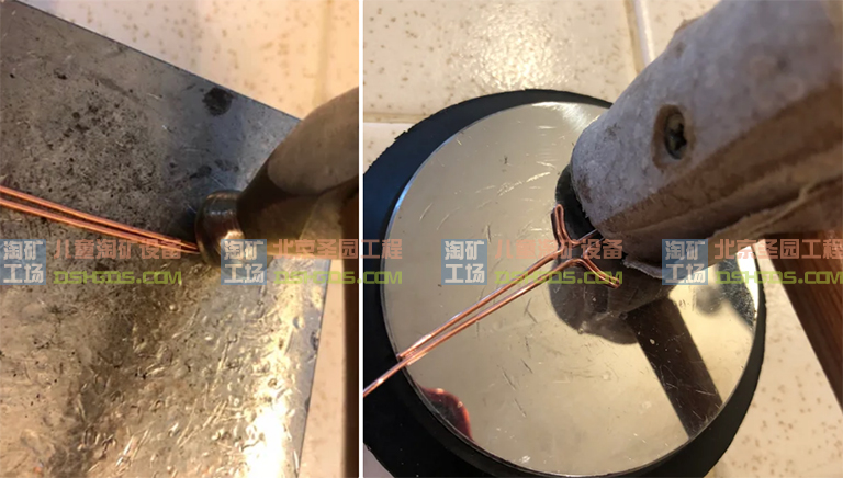 淘礦工場(chǎng)淘礦小鎮(zhèn)DIY的劍吊墜繞線飾教程（中）