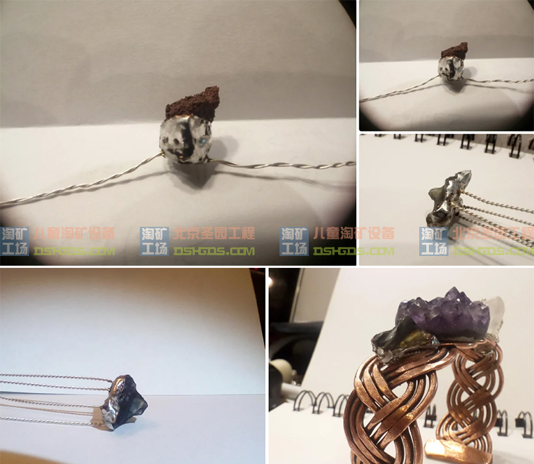淘礦工場淘礦小鎮(zhèn)DIY編織銅寶石手鏈制作（下）
