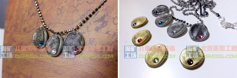 淘礦工場(chǎng)淘礦小鎮(zhèn)的指紋誕生石項(xiàng)鏈創(chuàng)意設(shè)計(jì)
