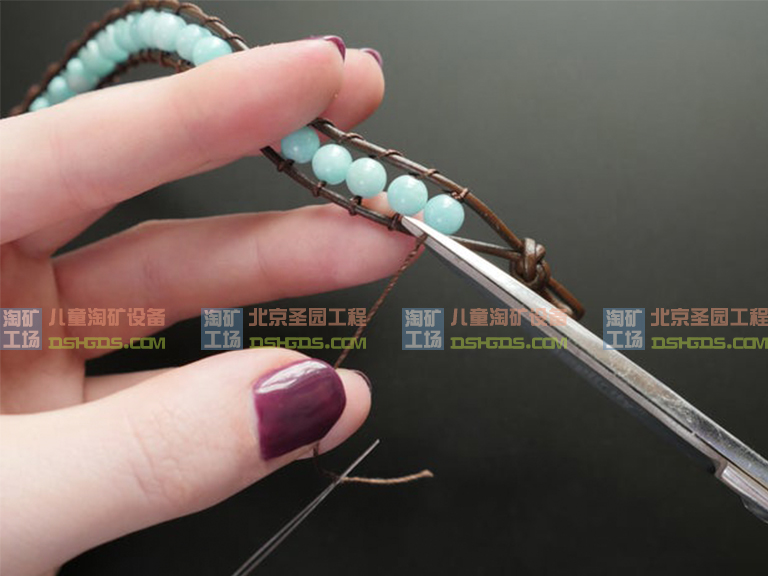 圣園淘礦工場(chǎng)淘礦小鎮(zhèn)串珠手鏈DIY教程（下）