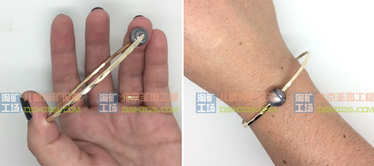 圣園淘礦工場淘礦小鎮(zhèn)DIY大溪地珍珠手鐲教程（下）