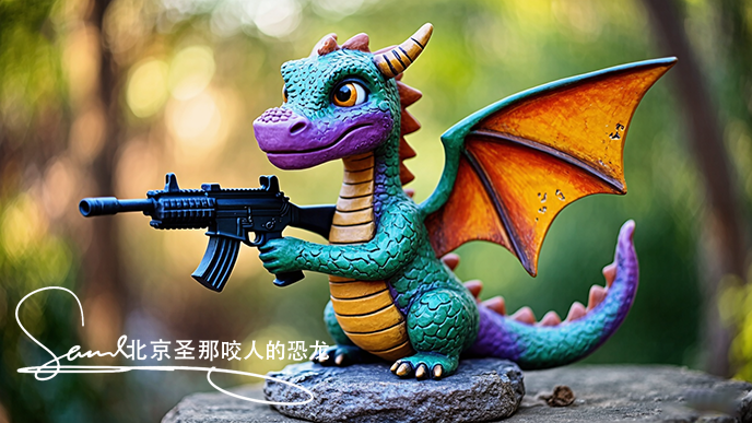 咬人的恐龍能夠成為與游客互動(dòng)的“娛樂(lè)伙伴