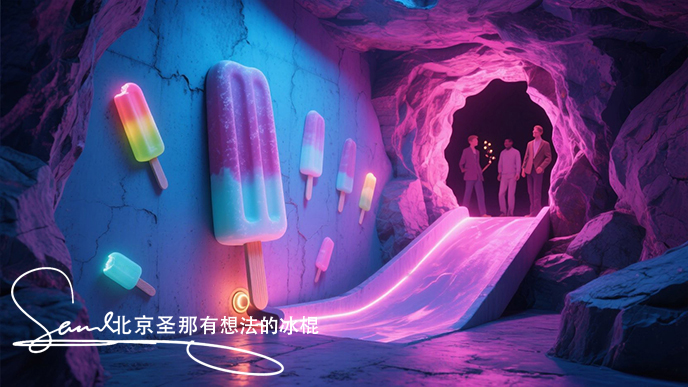 北京高溫來個有想法的冰棍，但是這個冰棍不能吃