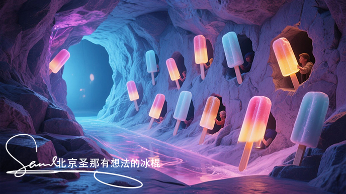 有想法的冰棍充滿了童趣和互動