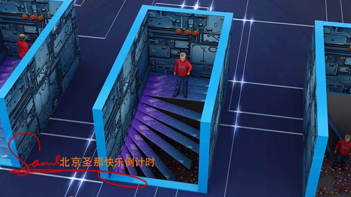 快樂倒計(jì)時(shí)設(shè)計(jì)有不同年齡段挑戰(zhàn)空間