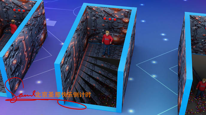 在快樂倒計(jì)時(shí)核心區(qū)域有一個水泥“快樂血液泵”裝置