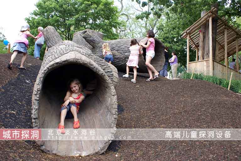 兒童游樂水泥洞鉆洞樂園