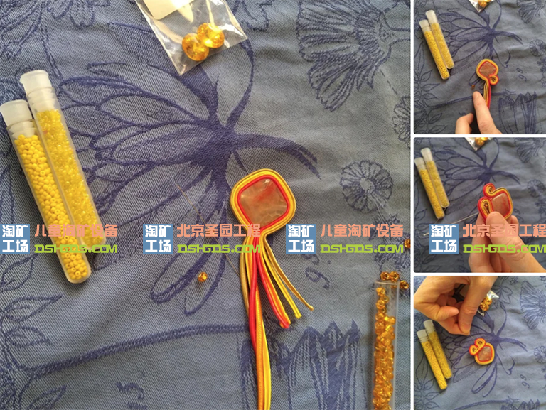 兒童淘沙礦游樂DIY
