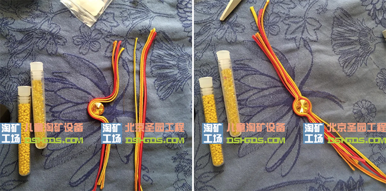 兒童淘沙礦游樂DIY