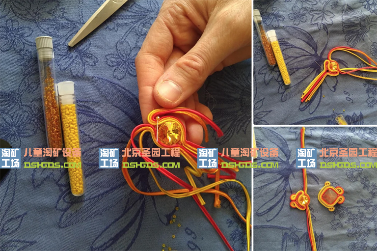 兒童淘沙礦游樂DIY